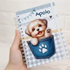 Caderneta Pet Personalizada Cães | Capa Dura | Controle de Vacinas e Saúde | Vacinação Pet | Pet Pro