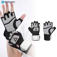 DIGIFOUNDER 1 Par De Luvas Esportivas Profissionais De Meio Dedo Antiderrapantes E Absorventes De Choque Para Ciclismo A