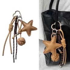 Couro Estrela Charme Elegante Saco Acessório Perfeito Para Melhorar As Durante Viagens