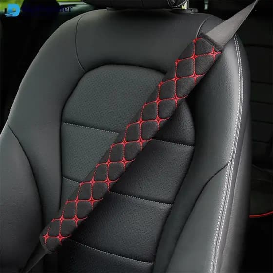 DIGIFOUNDER 1PC 50cm/75cm Cinto De Segurança Do Carro Ombro Guarda Respirávelalmofada Acessórios Interiores Quatro Estaç