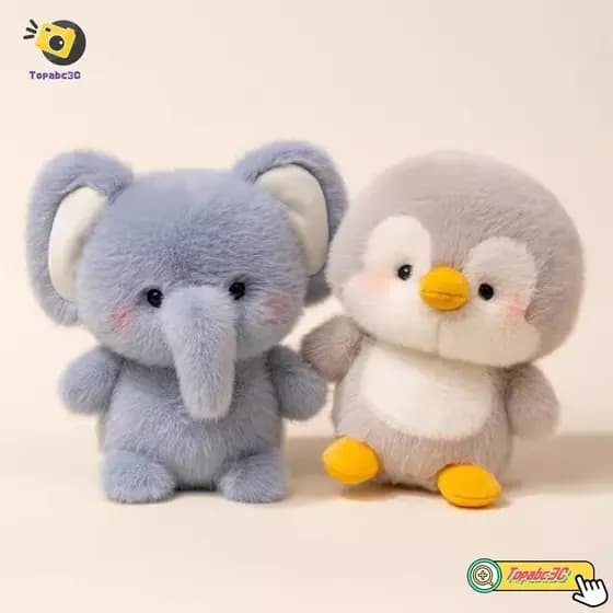 Travesseiro De Pelúcia TOPABCC , Boneca Companheiro De Urso , Brinquedo Animal De Elefante Super Macio De 16 Cm