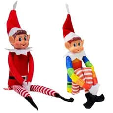 Boneca Elfo de Natal Boneca Elfo de Natal Enfeites de Boneca de Natal
