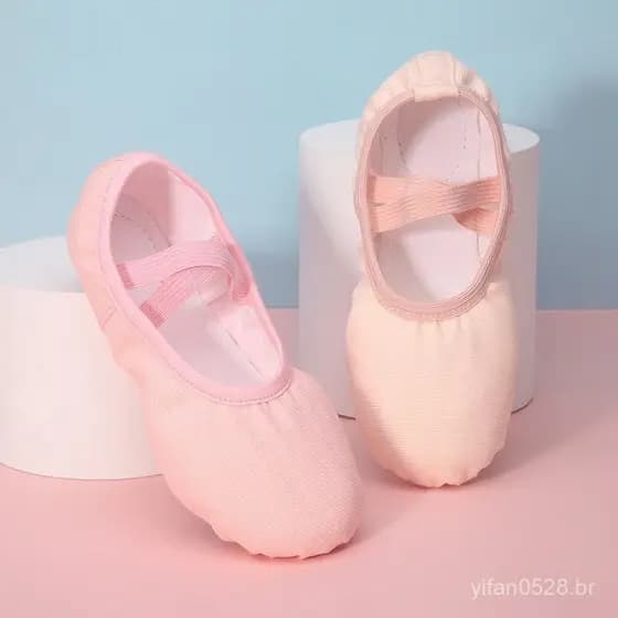 Sapatos de Ballet Infantil sem Rendas Sapatos de Ballet Infantil de Interior Sapatos de Yoga Dançantes Sapatos de Garra
