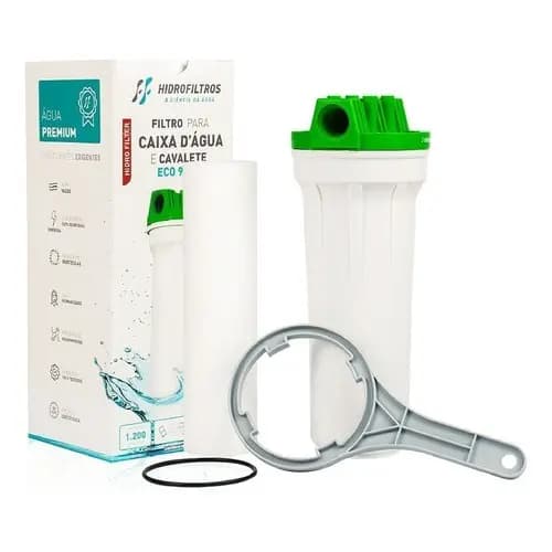 Filtro para Caixa D’Água e Cavalete Eco 9.3/4 POE Kit 1, 2 ou 3  Refil Original Eco Fácil Manutenção