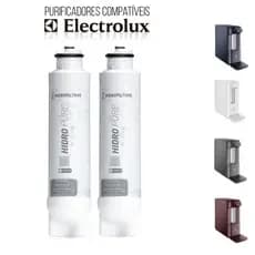 1 ou 2 Refil Vela Filtro Compatível Purificador Electrolux Acqua Pure Pe12a Pe12b Pe12g Pc01b Pe15b