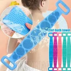 Limpador De Pele Dupla Face-Cinto De Banho Para Remoção De Manchas-Toalha De Silicone-Toalhas Esfregar-Escova-Ferramenta