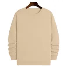 Blusa Moletom Casaco Feminino Gola Redonda Sem Capuz Liso Promoção Sem Estampa