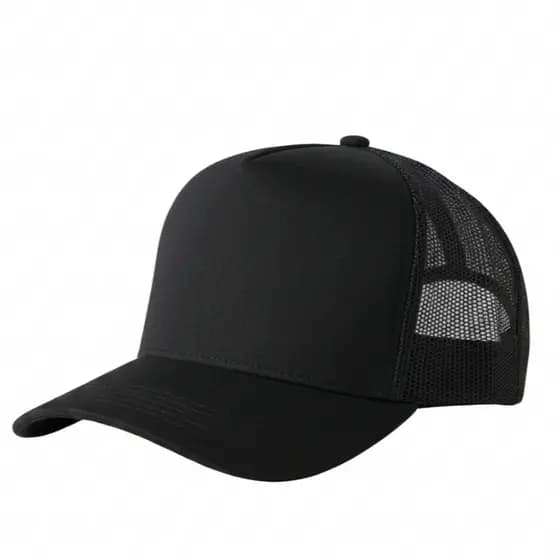 Boné Masculino Aba Curva Tela Trucker Preto Estilo Masculino Varias Cores Promoção