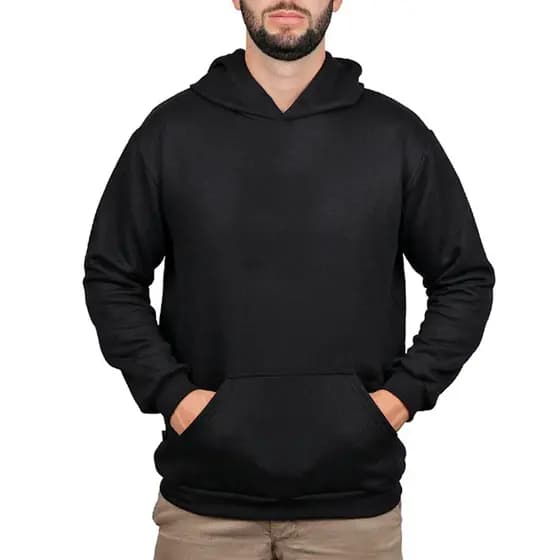 Moletom Masculino Canguru Algodão Liso Promoção Lançamento