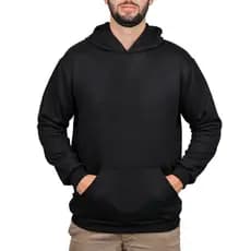 Moletom Masculino Canguru Algodão Liso Promoção Lançamento