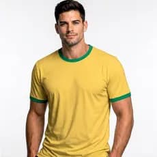 Blusa Camisa Camiseta Brasil 100% Algodão Lisa Diversas Cores Promoção