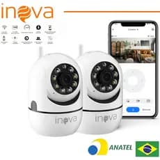 INOVA Wifi Babá Eletrônica Câmera de segurança Sem Fio Visão Noturna 1080P 360° com Câmera audio
