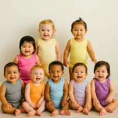 Body Bebê Regata Verão Kit 5 Peças Conforto e Qualidade em Algodão