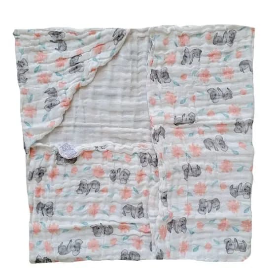 Toalha Bebê de Banho Soft Macia com Capuz Enxoval 100% Algodão Menino Menina