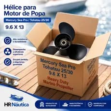 Hélice Motor Mercury Sea Pro Tohatsu 25/30 9.6 X 13