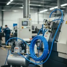 10m Mangueira Pneumática Flexível Ø8mm Tubo Pu 150psi/10bar