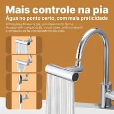 Extensor para Torneira Pia Giratória 360º com Filtro e Chuveirinho – Esguicho Economizador de Água