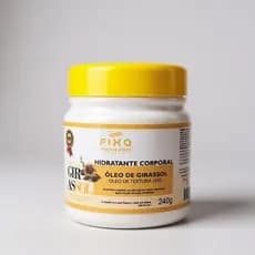 Creme Hidratante Corporal Óleo de Girassol 240g – Pele Macia, Nutrição e Hidratação O MAIS VENDIDO