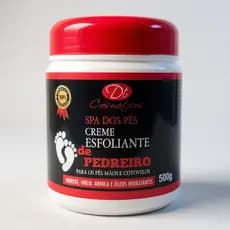 Creme Esfoliante de Pedreiro 500g – Ureia, Arnica e Óleos Hidratantes para Pés, Mãos e Cotovelos