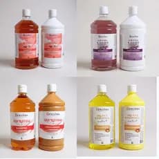 Shampoo Sem Sal + Condicionador 1L Kit Profissional Fragrâncias Variadas Salão Profissional Cheiroso
