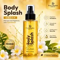 Body Splash Dream Feminino 200ml Deo Colônia Perfume Corporal Longa Duração Fragrância Marcante