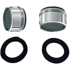 Kit 2 Bicos Arejadores Macho Para Torneira Filtro Rosca 24mm