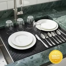 Essencial na Cozinha Moderna: Tapete Escorredor de Pratos e Copos com Base Antiderrapante