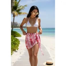 Saída de praia mini saia de Push /Moda fashion verão 2026