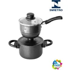 CUSCUZEIRO NORDESTINO 1 CONCHA TAMPA DE VIDRO