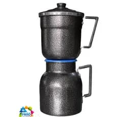Cafeteira Grande 1,8L Alumínio CRAQUELADA (produto certificado INMETRO)