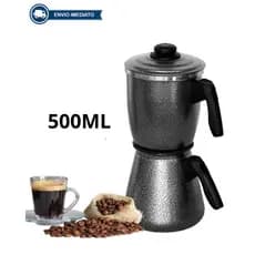 Cafeteira Económica 500 ML Alumínio Craquelado (Certificada INMETRO)