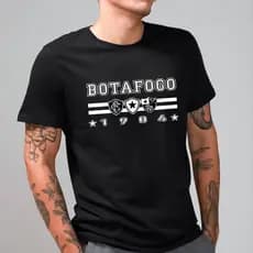 Camisa Camiseta Torcida Botafogo Campeão da Libertadores Quebrada Estrela Solitária
