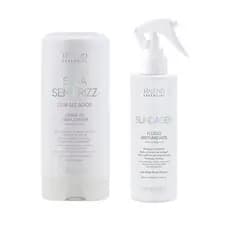 Amend KIT Seca Sem Frizz Leave-in 180g + Blindagem Fluído Antiumidade 180ml