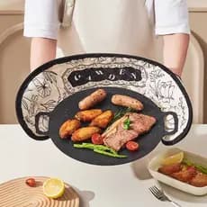 Luva Térmica Dupla de Cozinha para forno e fogão com tema de flores Para Assar , Cozinhar E Seguras