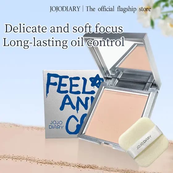 JOJO DIARY Corretivo Controlador de Oleosidade Pó Fixador Matte de Longa Duração