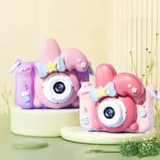Câmera Infantil HD Recarregável Melody Mini-Com Função Frontal E Traseira Dupla , Foto Jogo