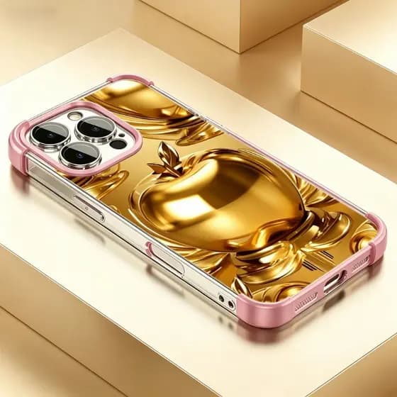 Brilho e Elegância Capa Capinha Para iPhone 16 15 14 Plus 13 12 11 Pro Max Normal Apple Anti-Choque Militar 4 Cantos