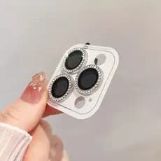 Protetor De Câmera De Diamante De Metal Para IPhone 14 15 16 17 13 11 12 Normal Pro Max Air 12 13 Mini Lente De Anel