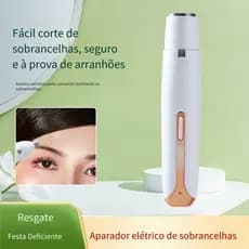 Barbeador Elétrico Feminino Recarregável 4 Em 1 Com Aparador Para Pêlos Corporais , Nariz E Sobrancelhas , Prático Efica