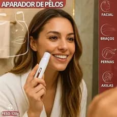 Pilator Elétrico Feminino 4 Em 1 Barbeador E Aparador De Pêlos Corporais , Nariz Sobrancelhas Recarregável Portátil