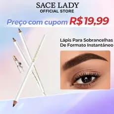 lapis para sobrancelha SACE LADY Apontador Integrado Ideal para Iniciantes