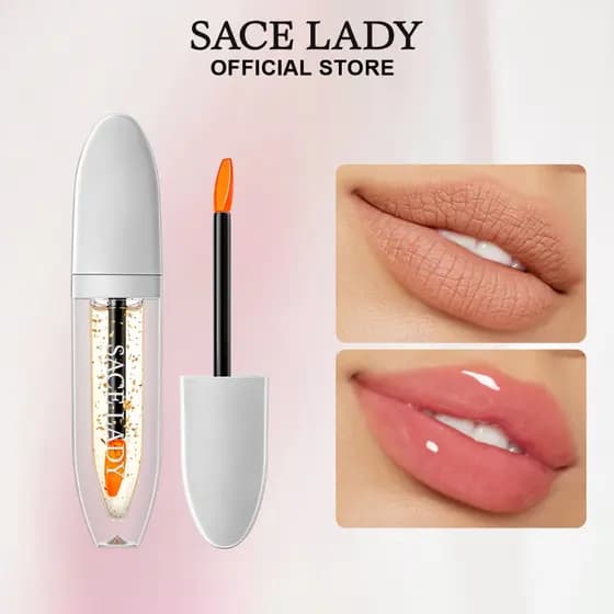 Brilho Labial SACE LADY Óleo Labial Rico Batom Ocheal Water-Light Dudu Hidratante E Sem Manchas gloss