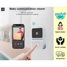 Campainha de vídeo WiFi, câmera HD sem fio, Sensor de corpo humano PIR, segurança de alarme infravermelho, campainha dom
