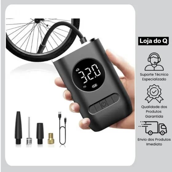Compressor De Ar Elétrico Portátil Digital Ncher Pneu Carro Moto Bike Bicicleta Bola Piscina Inflável yihan