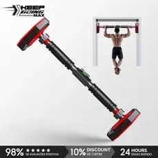Suporte Para Barra Pull-Up De Porta Ajustável 65 – 100 cm