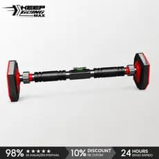 KEEP Barra de Flexão Ajustável para Porta 73-100cm Sem Furos, Portátil Treino Musculação Fitness em Casa Academia