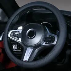 Capa de volante universal para todas as estações, capa de volante para carro, capa de volante de couro, acessórios para