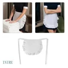 IRE Garçonete Maid Cosplay Cintura Avental Meio Traje Aventais Cozinha Para