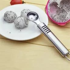 Colher para melancia em aço inoxidável, colher para sorvete, colher multifuncional para sorvete de frutas, modelador de