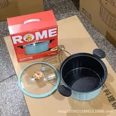 Panela de Pressão Micro-Pressão Roman, Panela de Pressão de Cerâmica Esmaltada, Panela Antiaderente para Guisados, Cerâm